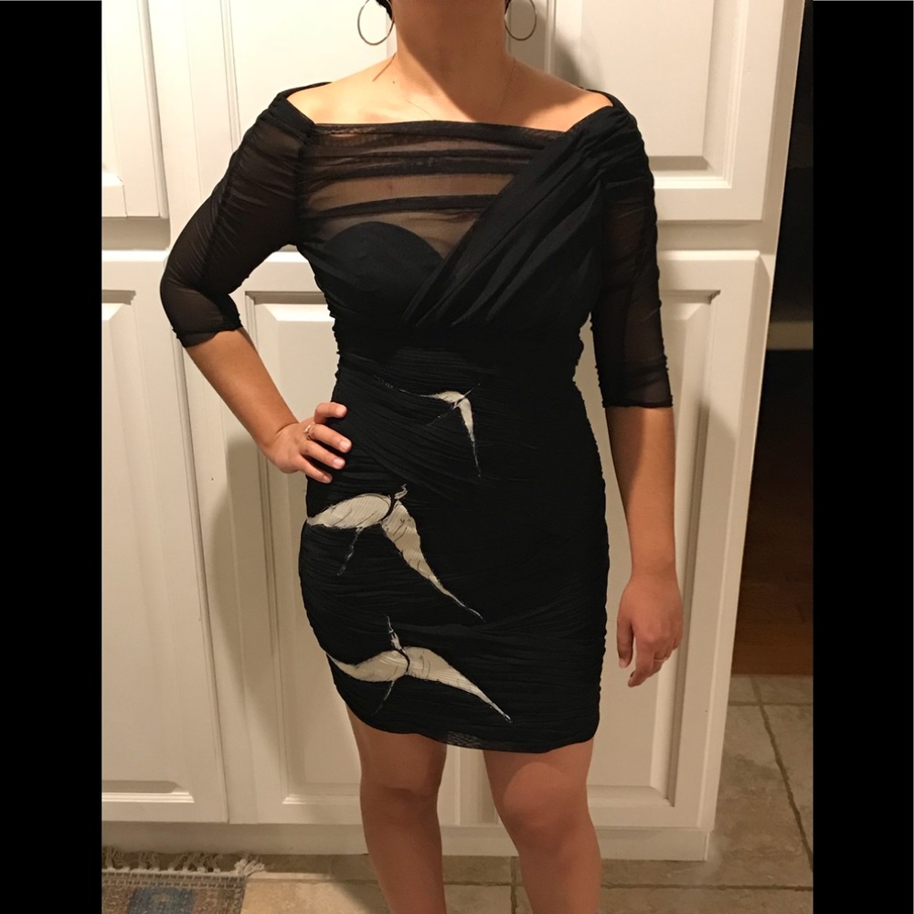 Black Prom Wedding Formal Dress by Foley + Corinna
